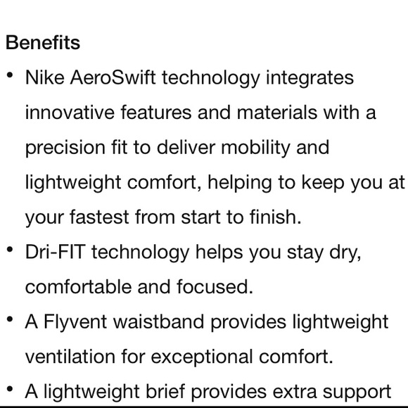 NIKE Mens Aeroswift running shorts - Picture 10 of 15